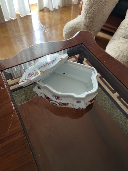 Porta-jóias porcelana limoges