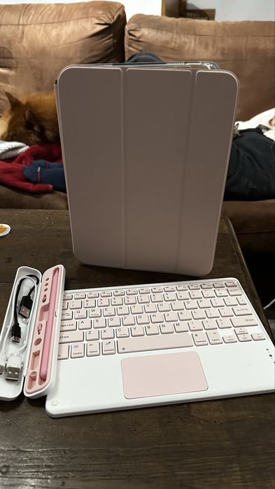 Protective Case for iPad 11 + Stylus + Keyboard64740467593474121