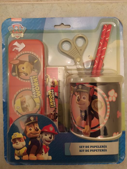 Kit papelaria Patrulha Pata
