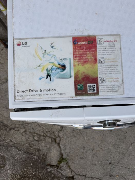 Maquina de lavar LG INVERTER Direct Drive 8kg - Peças