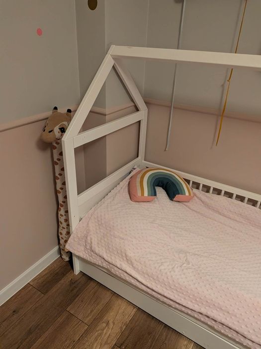 Łóżko dziecięce DOMEK z szufladą + materac!