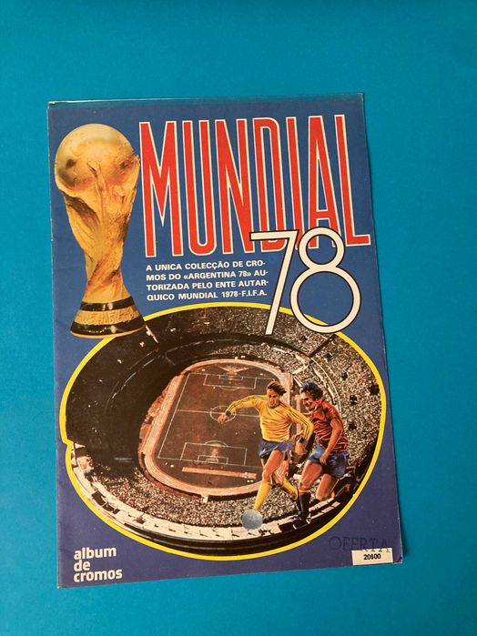 Rara Caderneta Cromos Mundial Argentina 78 Edições Acrópole Nova