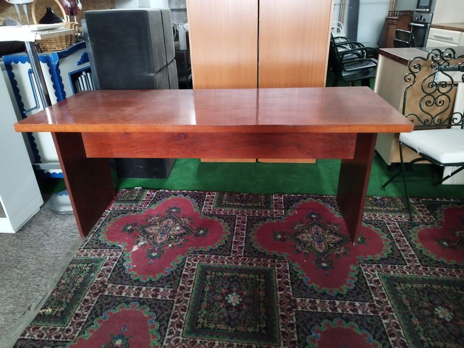 stół konferencyjny biurko lata 70-te Antyk Vintage drewniany 180\70