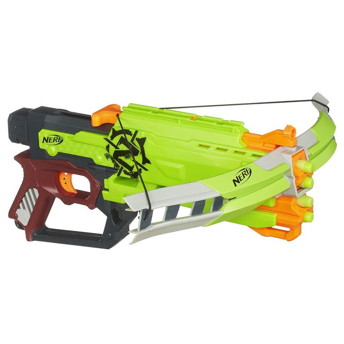 Бластери NERF: Crossfire Bow, Rotofury + дарти/пульки
