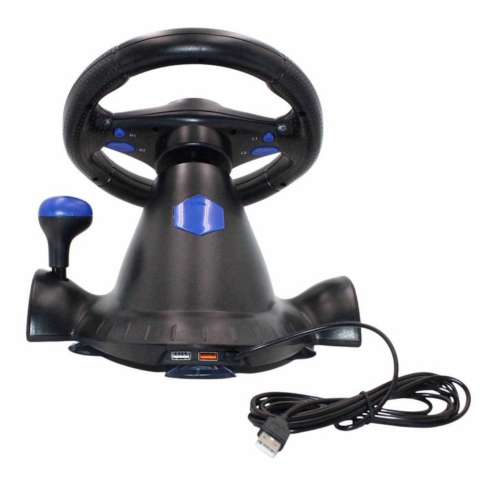 Ігрове кермо з педалями і коробкою передач