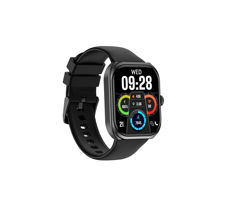 Smartwatch zegarek GlacierX Breeze MENU PL Czarny / RATY