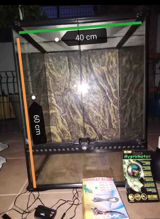 Terrareo Exoterra + Acessórios