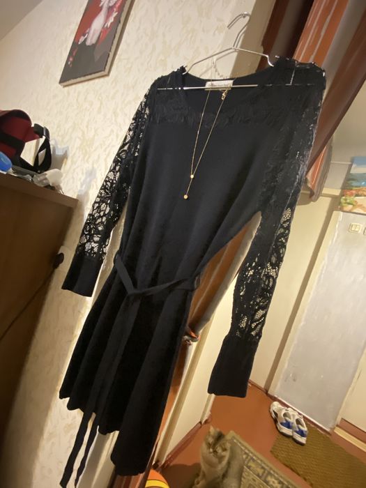 Тепла в‘язана сукня