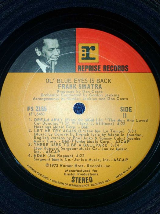 Винил Frank Sinatra - Ol' Blue Eyes Is Back (1973)