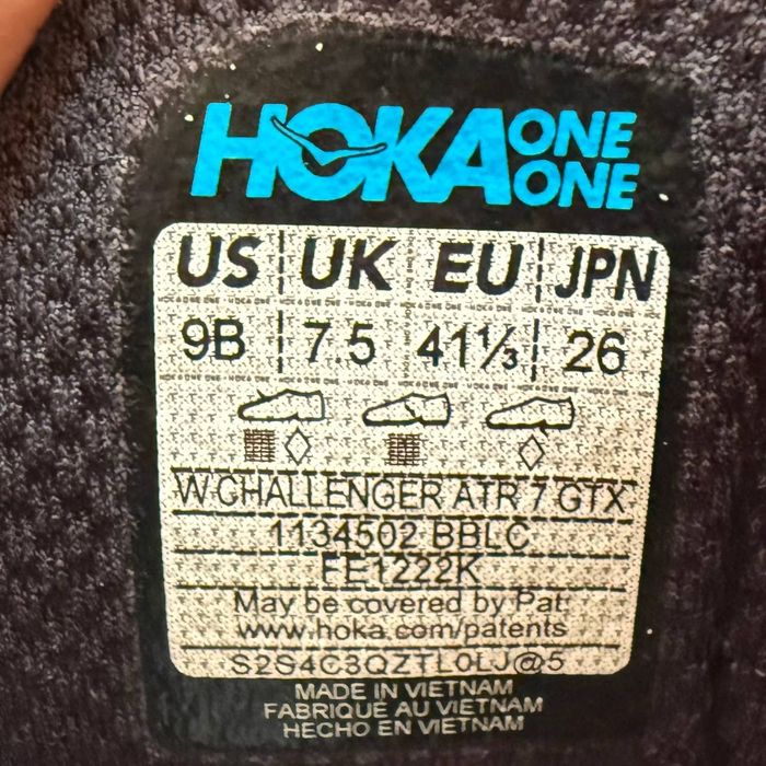 Кросівки Hoka Challenger ART 7 GTX (Розмір 41.4) 1134502-BBLC