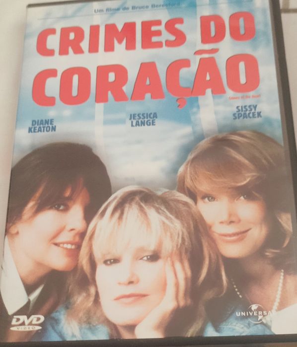 DVD Crimes do coração com Jessica Lange,Sissi Spacek e Diane Keaton