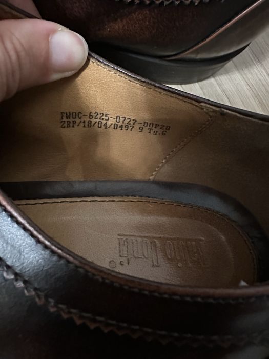 Туфли кожаные 41 р оксфорды Fabio Conti