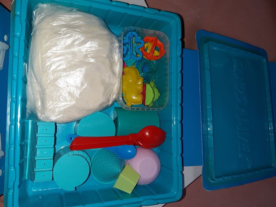 Кинетический песок мини песочница sands alive