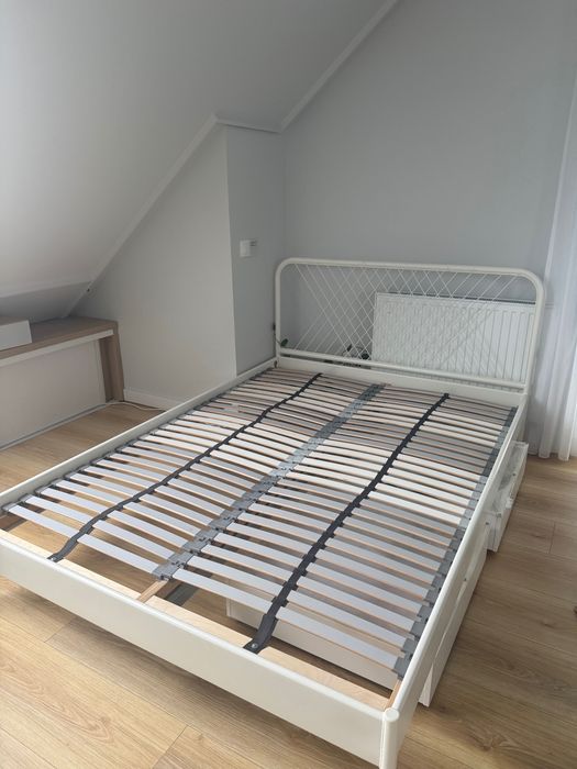 Łóżko NESTTUN 140x200 rama + stelaż + pojemniki