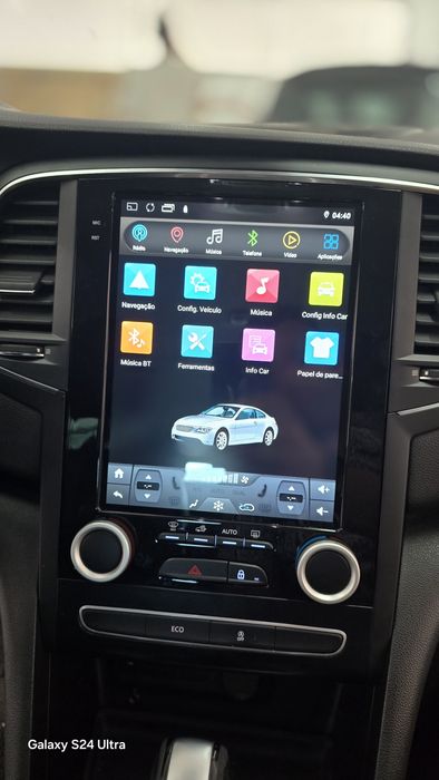 Rádio Android 14 com GPS Renault Mégane 4 (Novo)
