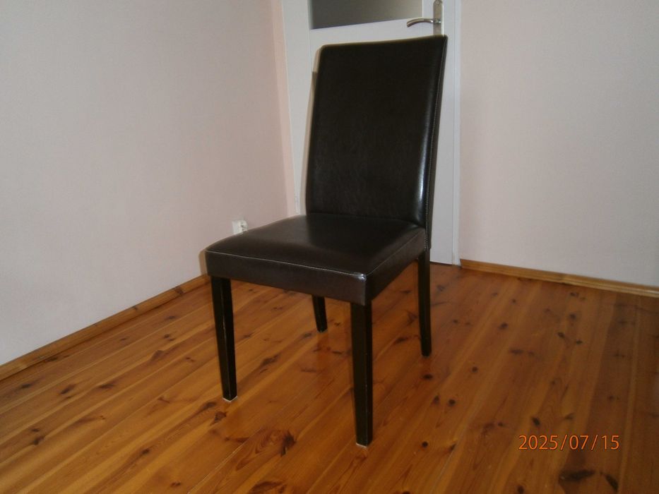 Krzesła skora ekologiczna 4 sztuki Agata Meble