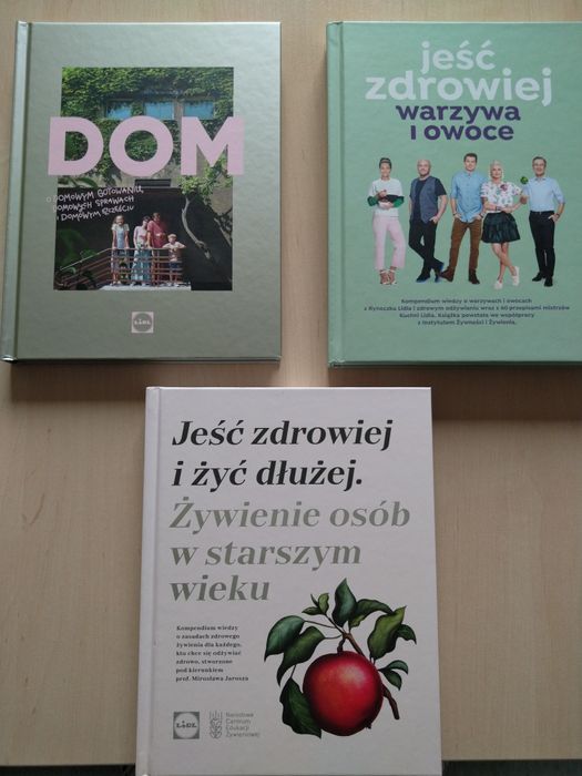 Trzy książki / poradniki z Lidla + gratis dla dzieci