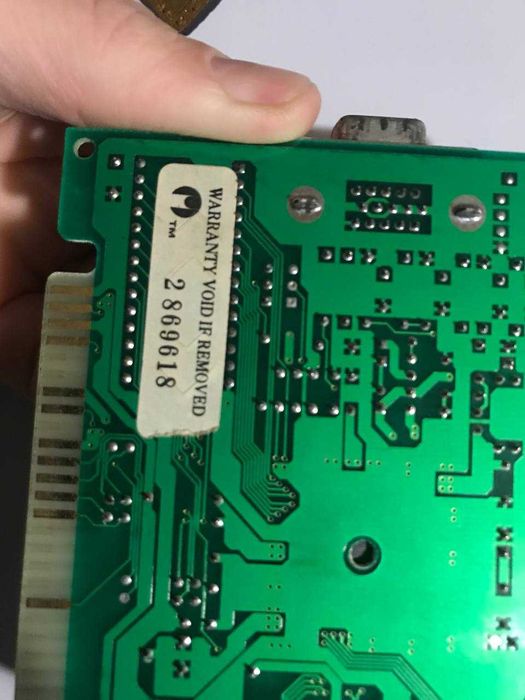 Вінтажна відеокарта Octek AVGA-20 Cirrus Logic CL-GD5420-75QC-C ISA