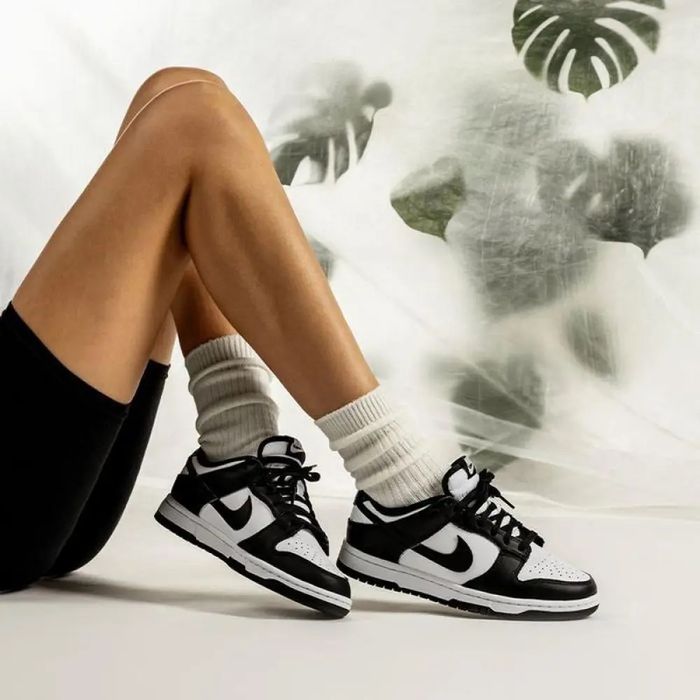 Кросівки кеди Nike Dunk Low Retro White Black Panda оригінал опт нові