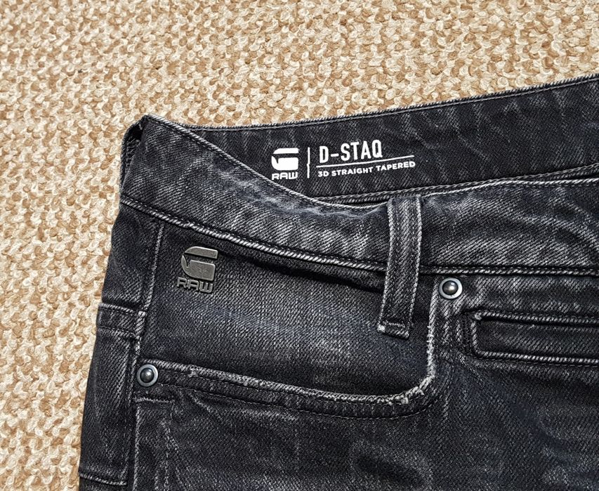 G-Star Raw D-Staq 3D Straight Tapered джинси оригінал W32 L30