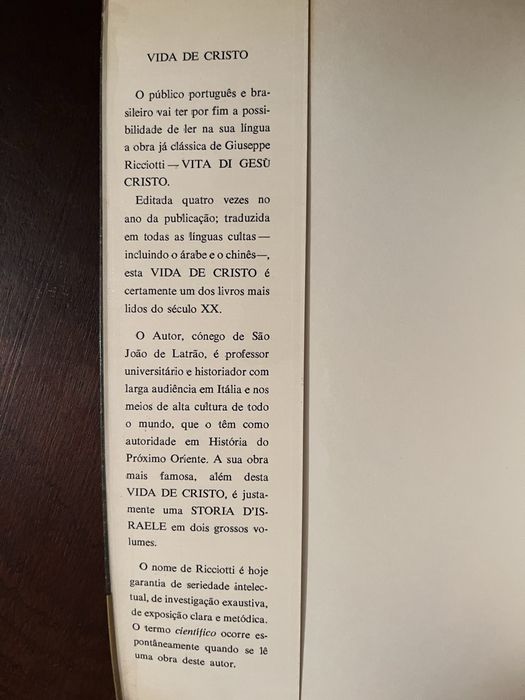 Vida de Cristo, G. Ricciotti