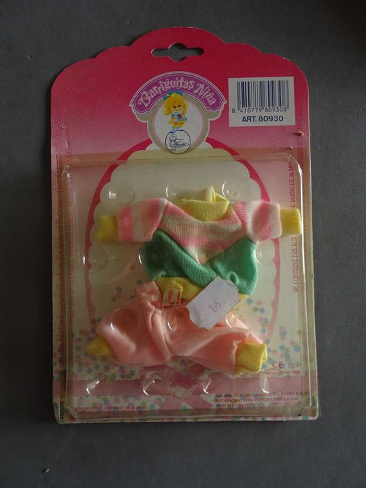 Antigo conjunto das bonecas Barriguitas Niña Art. 80930