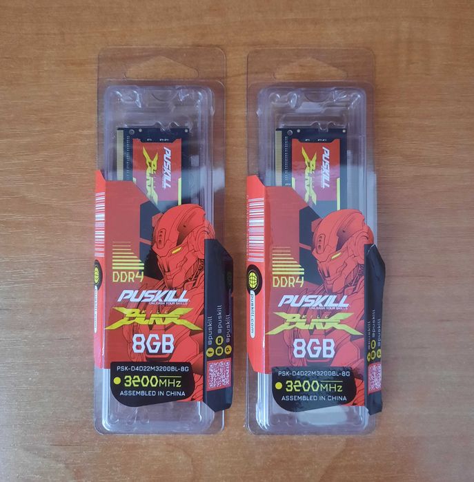 DDR4 8GB 3200MHz SODIMM Puskill Нова протестована оперативна пам'ять для ноутбуків