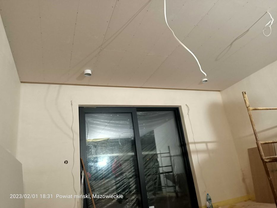 Adaptacja poddaszy  i remonty, sufity podwieszane, ścianki działowe