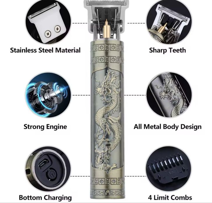 Maquina de barbear com pente