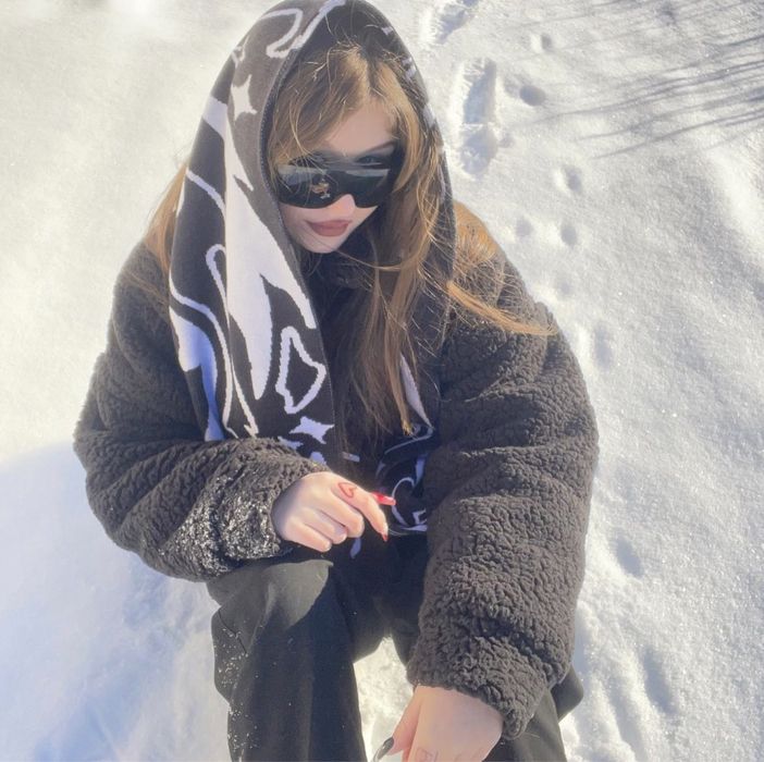 ДИЗАЙНЕРСЬКИЙ ШАРФ \\\y2k x anime\\\ 850 грн /// (ddrip.storeee)