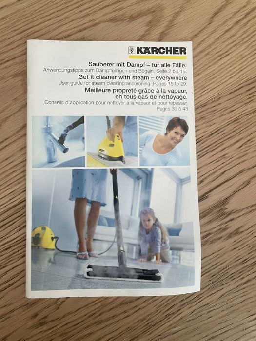 Karcher sc 1402 duzy zestaw zelazko sciagaczka