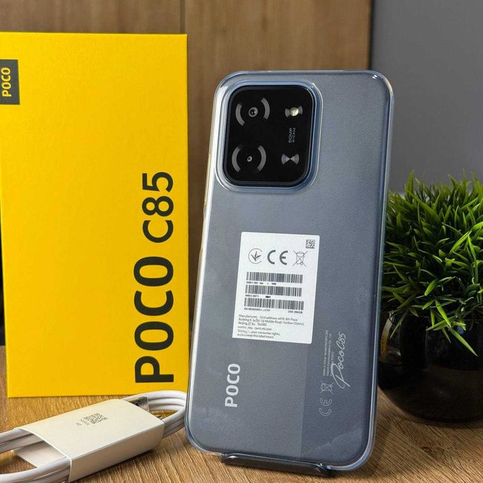 НОВИЙ Телефон Xiaomi Poco C85 6/128Gb Black 6000 мАh Купити Смартфон