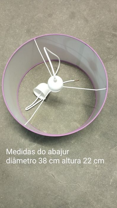 Abajur/ candeeiros várias cores e tamanhos preço da unidade