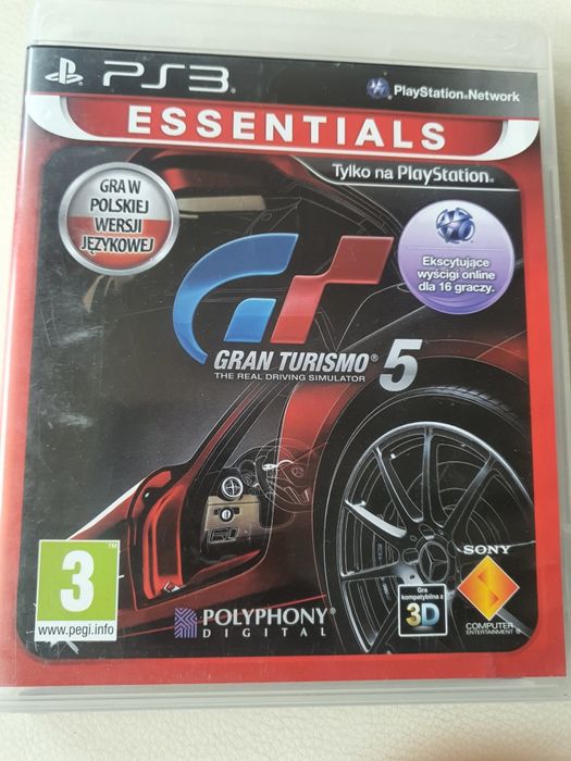 Gry wyścigowe Ps3 Wyścigi F1 Gt5 6 Baja Test drive NFS gta driver