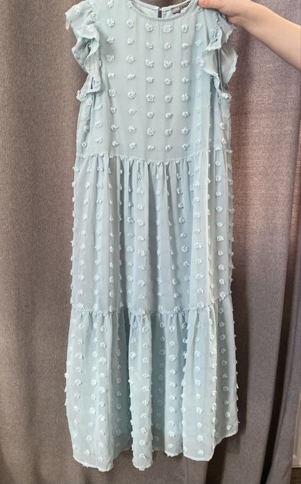 Гарна блакитна сукня ідеальний стан ,xs, love x design