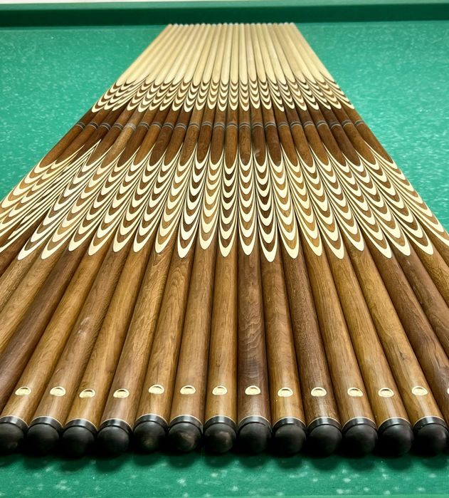 Бильярдный кий 10 запилов, кий для бильярда,  кий більярдний