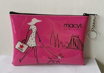 Kosmetyczka podróżna Macy's NEW YORK Błyszcząca