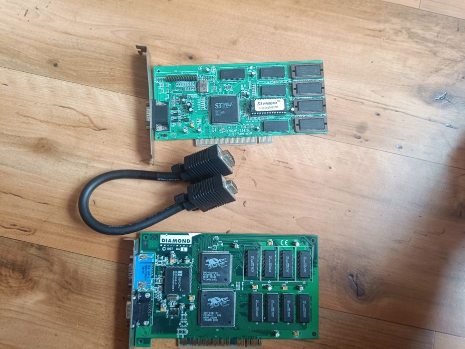 Akcelerator Voodoo 1 + karta graficzna S3 trio