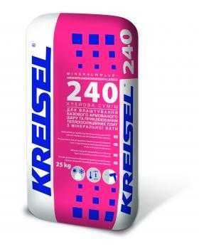 Клей для армирования минеральной ваты "STYRLEP W 240" "Kreisel" 25 кг