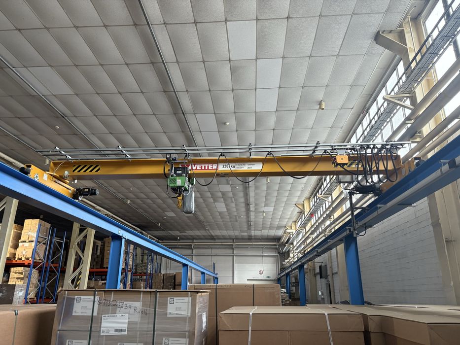 Suwnica vetter 3,2t 6000mm x 360000mm dźwig żuraw 2017r