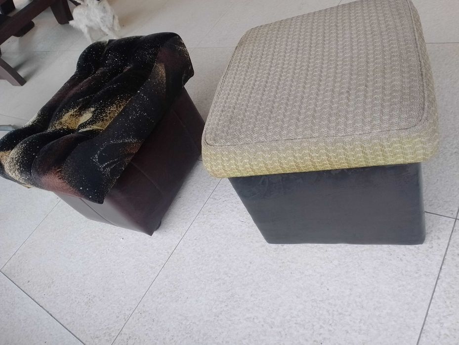 Pufa. Początek lat 90tych. Piękny stan kolor brązowy. Schowek.