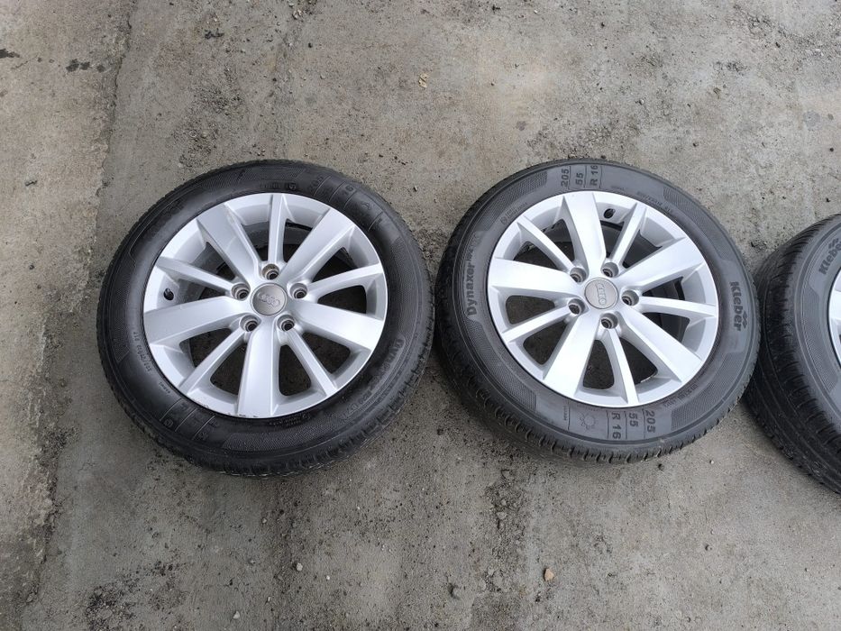 205/55/R16 Kleber Dynaxer Alufelgi Oryginał Audi VW opony letnie 2023r