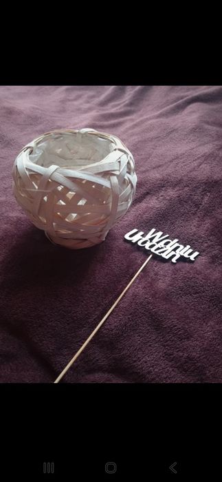 Wiklinowa osłonka i toper