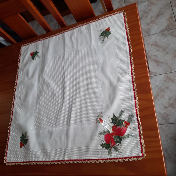 Toalhas de Natal  pintadas à mão