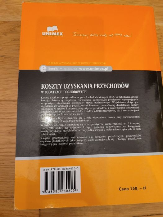 Koszty uzyskania przychodów 2015