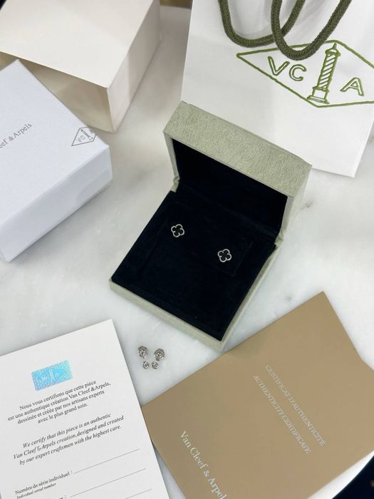 Сережки Van Cleef mini