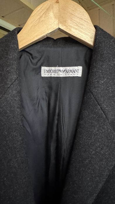 Пальто шерстяное Emporio Armani S