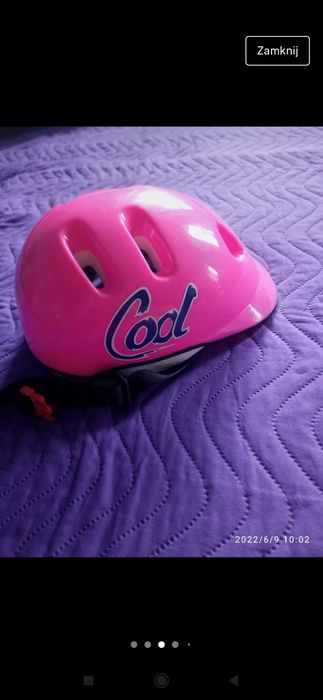 Kask rowerowy dla dziewczynki