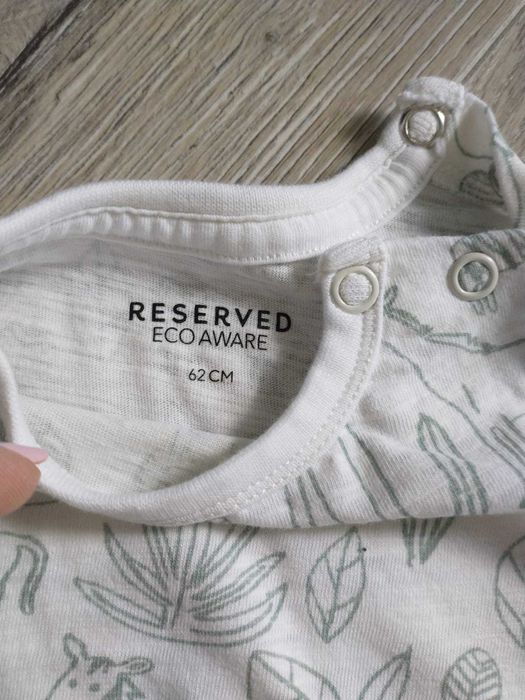 Body krótki rękaw reserved r. 62 jak nowe