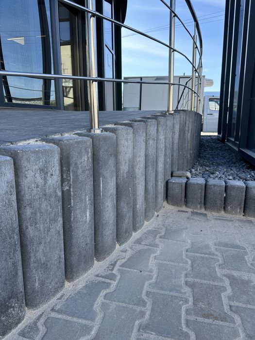 Палісад для підпірних стінок, сходів, клумб, пандусів